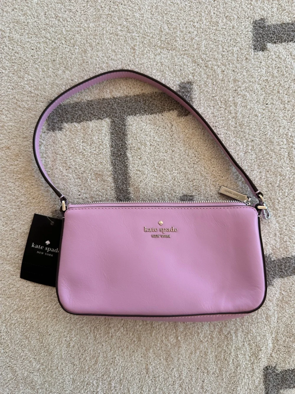 kate spade Light Pink Leather Crossbody Shoulder Bag